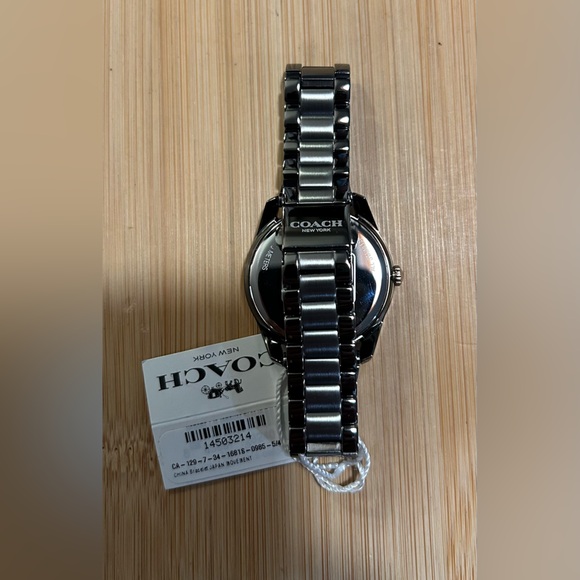 Coach Preston Gunmetal  Grey Watch With 36mm Chronograph Face - Picture 6 of 8